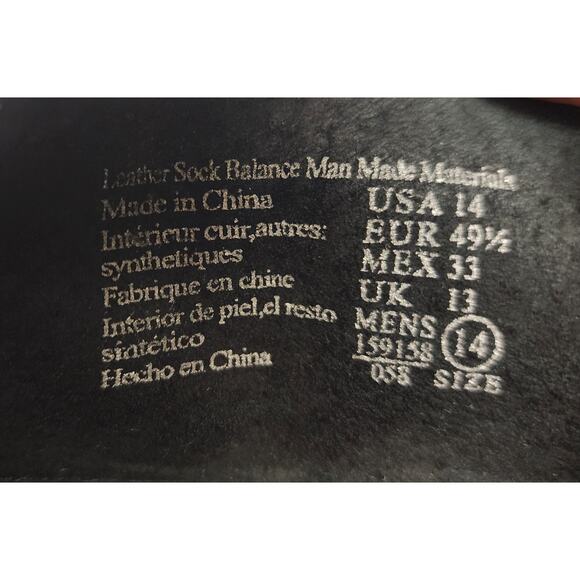 Dexflex Comfort Memory Foam Mens Leather Oxford Black Dress Shoes Size 14 - Picture 8 of 9